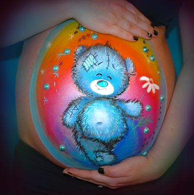 Babyshower Bellypaint Looklab Fotoshoot